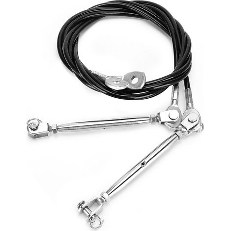 Kit de rehausseurs de branches, protection de capot, branches de sous-ligne, fer/acier inoxydable, compatible avec Wrangler TJ 1997-2006 (1/5)