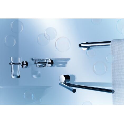 emco rondo 2 Glashalter, klares Kristallglas, chrom, 452000100 (1/5)