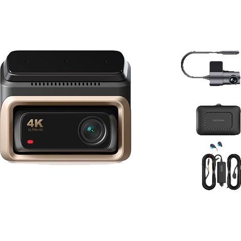 Dashcam, video 4K, visione notturna, hardware 4G a 2 canali, scheda SD U3 da 128 GB (1/2)