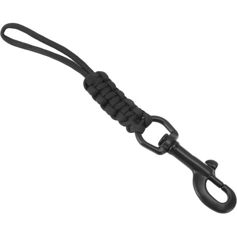 Lanière de Plongée avec Clip en Acier Inoxydable, Sangle Anti-perte Tissée à la Main pour la sécurité Sous-marine (1/4)