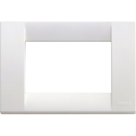 VIMAR - 16743.01 Placa 3M clásica, blanco brillante