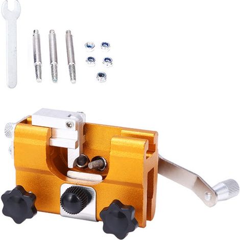 Chainsaw sharpener and sharpening pliers set (including 3 carbide sharpening heads). (1/5)