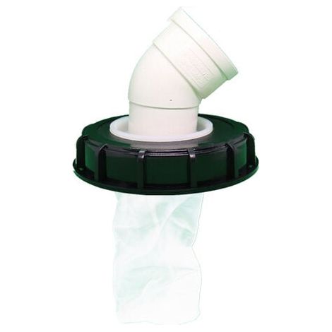 Tapa de tanque IBC con filtro de nailon lavable para tanque de agua de lluvia IBC de 1000 litros, filtro de tapa IBC, accesorios para tanque IBC, filtro de agua de lluvia de nailon (165 mm 45 grados) (1/4)