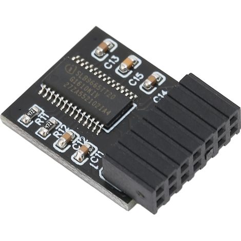 Module de cryptage TPM 2.0 LPC 14 broches pour carte mère ASUS, sécurité des données et authentification à distance. (1/5)