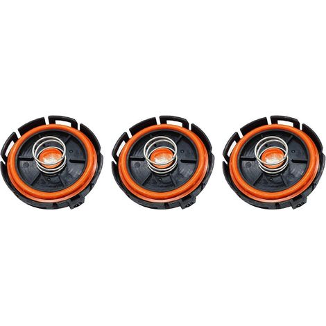 3X Couvercle de soupape de culasse 11127555212, BMW E81 E82 E84 E85 E87 E88 E90 E91 E92 E93 (1/5)