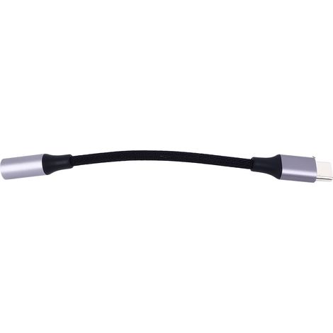 Adaptateur USB-C vers prise jack audio 3,5 mm pour écouteurs et tablettes. Flexible et pliable. (1/5)