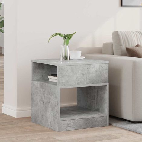 Beistelltisch Beton Grau 40,5 x 40 x 45 cm Holzwerkstoff (1/5)