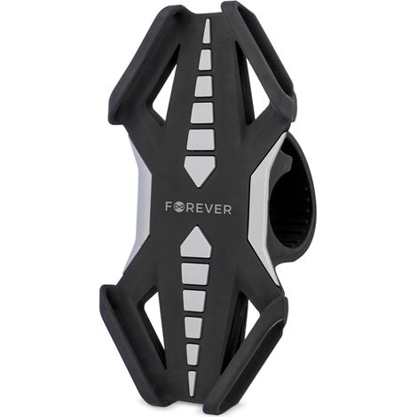 Universal Fahrrad Handyhalterung Handyhalter Halter Fahrrad Smartphone Fahrradhalterung kompatibel mit Smartphones Handys bis 6" Schwarz/Grau (1/4)