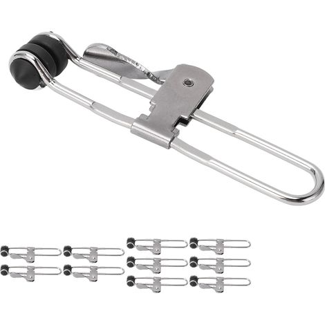 Lot de 10 pinces de fixation à levier multifonctionnelles en acier inoxydable antirouille pour carrelage (1/5)