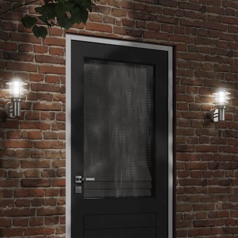 Outdoor Wall Light Silver Stainless Steel vidaXL (1/5)