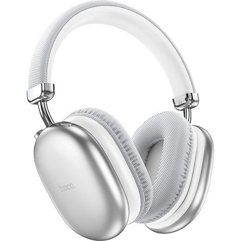 HOCO Auriculares Inalámbricos W35 Max Bluetooth 5.3 Over-Ear Con Tarjeta TF Y AUX 90H Plata (1/4)