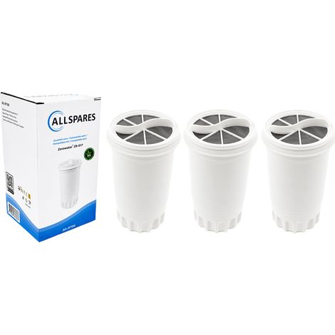 Filtro de agua AllSpares (3 unidades) compatible con todas las jarras de agua Zerowater. Filtro de repuesto para, por ejemplo, ZW-5317 y ZR-017 (filtros PFAS). (1/5)