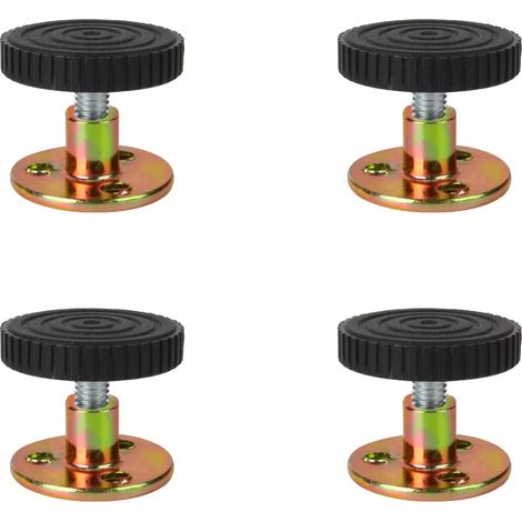 Cadre de Lit Anti- Shake pour Lit Canapé Stabilisateur Fixateurs de Chevet Stabilisants Noir 4 PIÈCES(33-40 mm) (1/5)