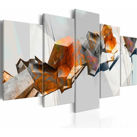 Tableau blocs de feu - 200 x 100 cm (1/4)