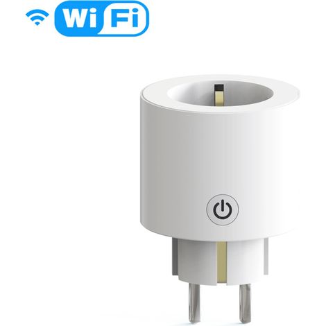 Smart Steckdose kompatibel mit Alexa, Google Assistant, Stromverbrauch Messen, 16A, Sprachsteuerung, APP Fernsteuerung, Zeitplan, 2,4GHz, 2 PCs (1/5)