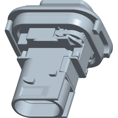 TE Connectivity Buchsengehäuse-Platine HDSCS, MCP Polzahl Gesamt 2 1-1703841-1 1 St.