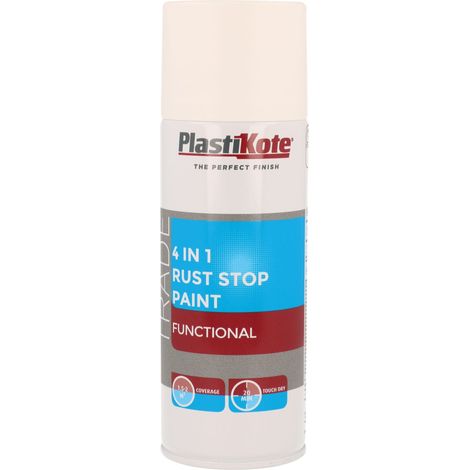 Trade 4-in-1 Rust Stop Spray Paint White 400ml