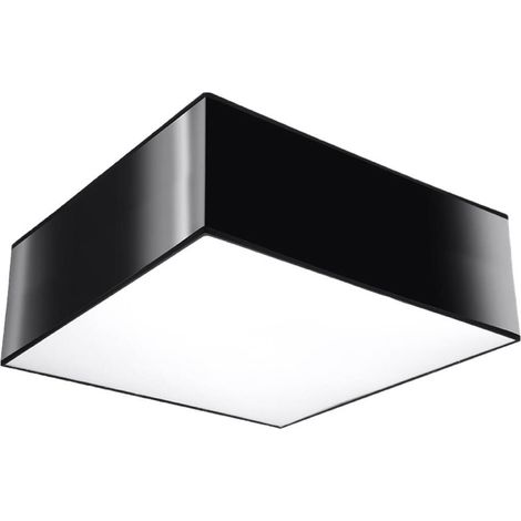 Lampada da soffitto Horus nero 25x11x25cm Sollux (1/5)