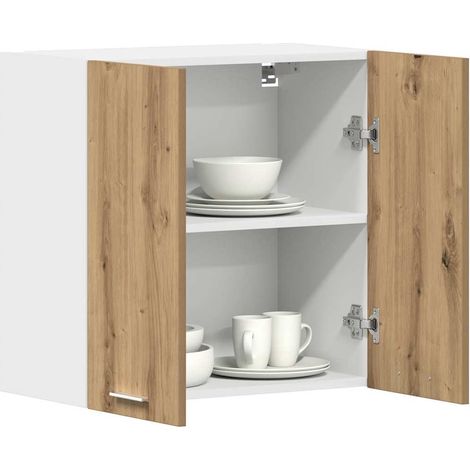 Armoire murale de cuisine-Meuble de cuisine-Armoire de rangement "Lyon" Chêne artisanal 60 x 31 x 60 cm Bois d'ingénierie 332373 (1/5)