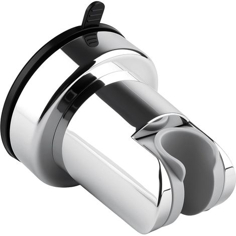 Support de pommeau de douche à ventouse, support de pommeau de douche amovible, support mural sans perçage, support de pommeau de douche en plastique ABS, support à ventouse universel pour salle de ba (1/5)