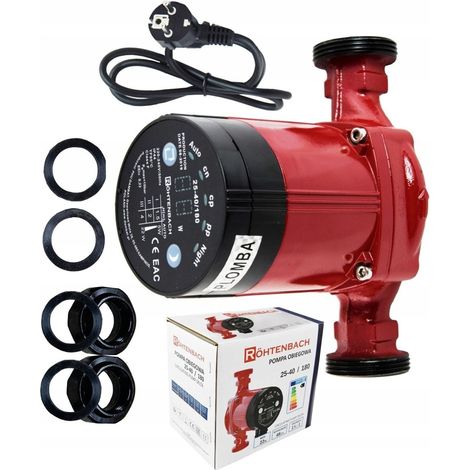 Pompe circulateur éco-énergétique à débit variable automatique – Moteur à aimant permanent – Indice d’efficacité énergétique ≤ 0,23 – 5W