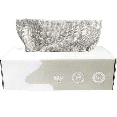 Mikrofasertücher in einer Box, 20er-Packung, wiederverwendbare Mikrofasertücher für Auto, kleines Mikrofasertuch für Küche (1/5)