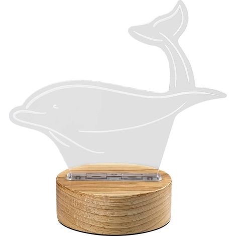 Lampada da tavolo a LED Akali Beech Beech Acrilico trasparente 2W 3000K L: 19 cm B: 20,5 cm (1/5)