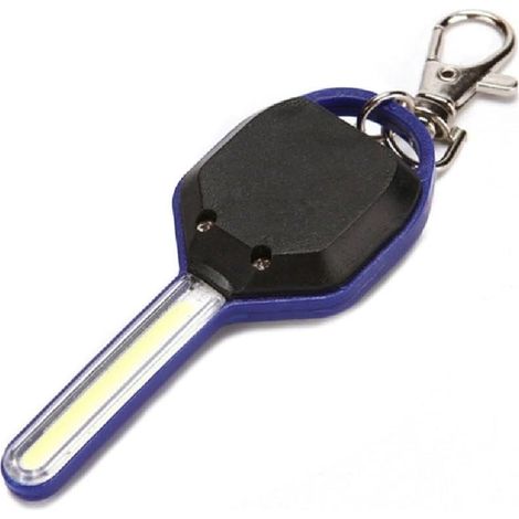 Mini lampe de poche en forme de clé - Mini porte-clés étanche - Petit porte-clés LED - Mini lampe de poche LED - Pour camping, randonnée, lampe de poche (1/5)