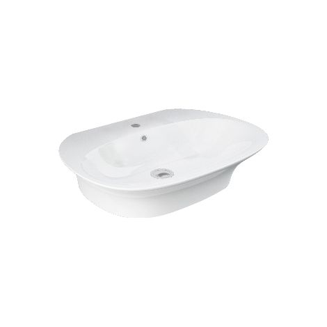 Lavabo de un orificio 65 cm (1/3)