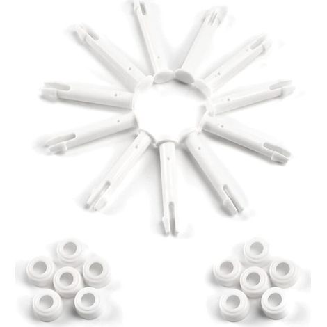12 Pièces Goupille en Plastique,Pièces Détachées Piscine Intex,Goupille en Plastique Piscine,pour la Plupart des Piscines à Cadre - Piscine Rectangulaire/Ronde (6cm) (1/5)