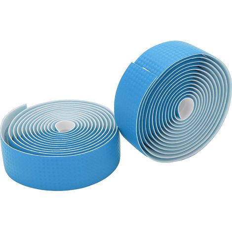 Guidon Vélo EVA Bande Adhésive Cuir PU Antidérapant Absorption Chocs pour Barre Plongeante Bleu (1/5)