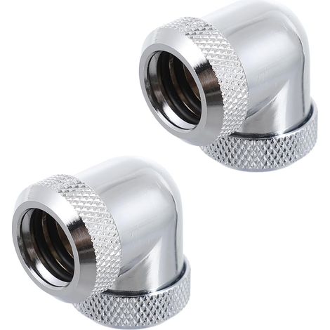 2 Pièces Adaptateur de Refroidissement Liquide pour PC 90 Degrés (1/5)