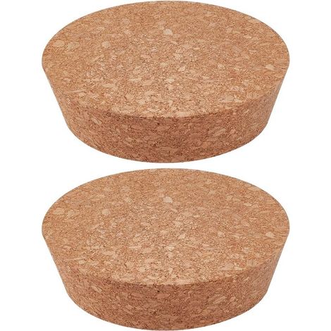 Tappi conici in sughero - Riutilizzabili - Set da 2 - Sughero - 10,5 cm (1/5)