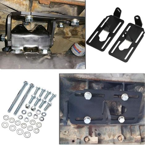 Adjustable Convertible Engine Mount Bracket for Chevrolet GM Trucks 88-98 LS1 LS2 LSX (1/4)