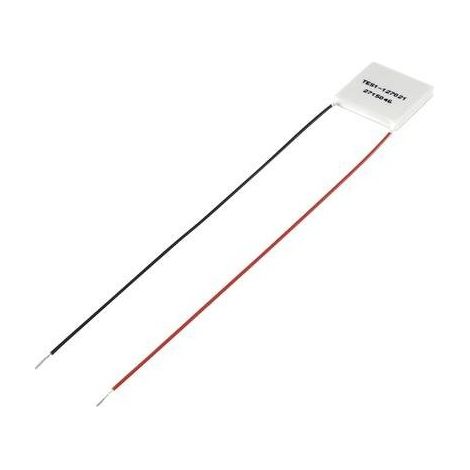 Elemento a effetto Peltier 15,4 V/DC 2,1 A 18,1 W (L x P x A) 25 x 25 x 3,6 mm TES1-127021