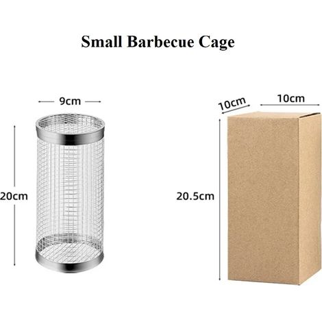 1 support de casserole pliable en acier inoxydable pour réchaud portable ou 1 panier en filet pour barbecue portable. (1/3)