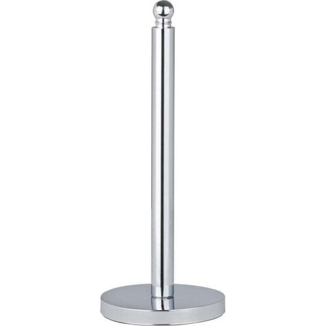 Rangement papier toilette Viterbo, Stockeur papier toilette, 3 rouleaux, acier inox, Ø 14x35 cm, brillant (1/4)