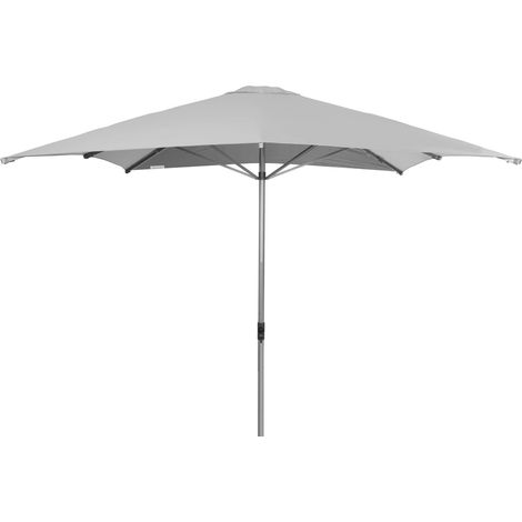 Doppler Sonnenschirm "Alu Expert Teleskop" 300 x 300 cm, inkl. Schutzhülle, grau, Bezug aus 100% Polyester, Gestell aus Aluminium, Gewicht 18,1 kg (1/5)