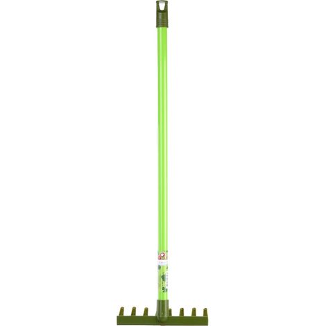 Outil de jardin en plastique pour enfant 70 cm Râteau classique (1/2)