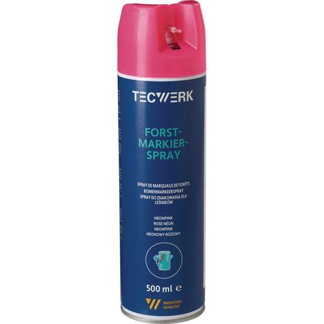 Forstmarkierspray neonpink 500ml Spraydose TECWERK (1/2)