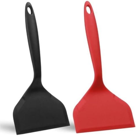 Spatule en Silicone - yd - 2 Pièces - Résistante à la Chaleur - Antiadhésive - Flexible (1/4)