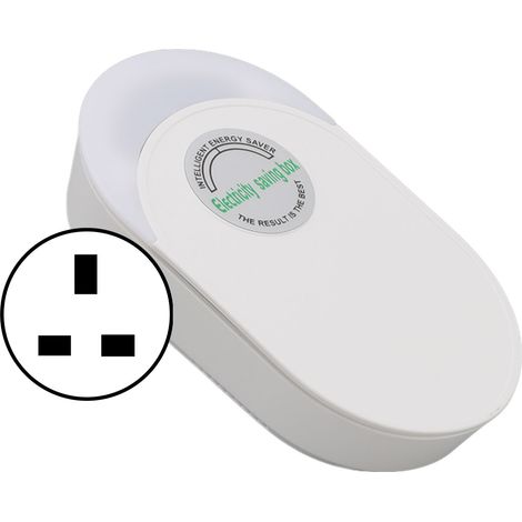 Économiseur d'énergie ABS ignifuge blanc 28000W réducteur de consommation pour bureaux centres commerciaux maison prise UK 90-250V (1/5)
