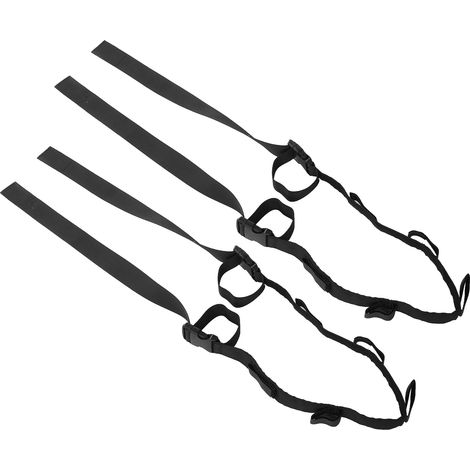 Set aus 2 robusten Auto-Angelruten-Tragegurten, inklusive Halterung und Befestigungsgurt. (1/5)