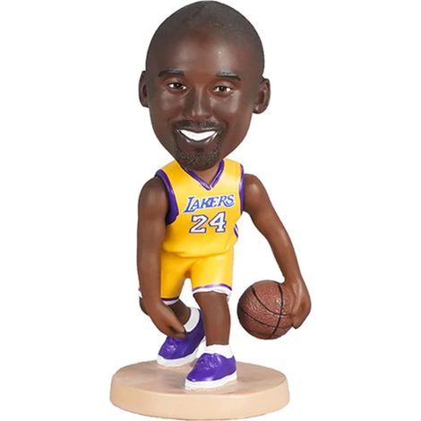 Kobe Bryant Wackelkopffigur, ideal für Sportfans. Verwenden Sie sie als Dekoration für Ihr Auto, Büro oder Zuhause oder als Geschenk für Familie und Freunde. 12 cm. (1/5)