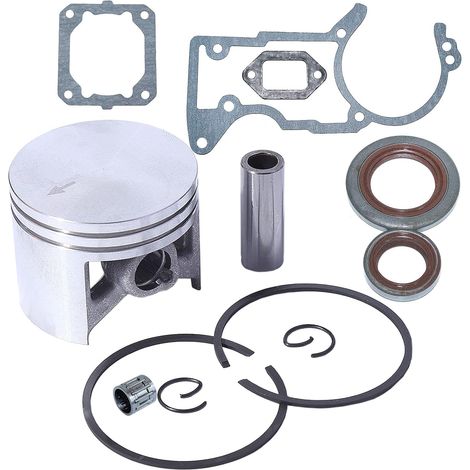 Kit piston 50 mm pour Stihl MS440 044, set complet de joints, joint d'huile, roulement 1128 030 2015, kit piston, set de joints, set de joint d'huile, bougie (1/5)