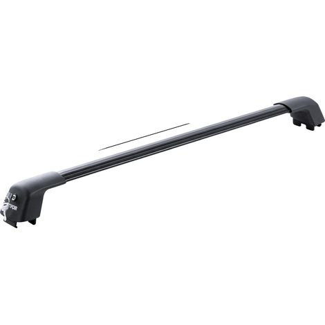 Barre de toit, matériau en aluminium, conception de barre transversale réglable, 120cm (1/2)