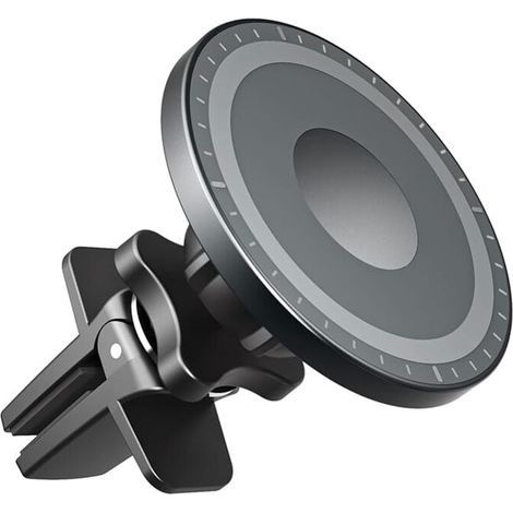 Magsafe Support de Voiture, Support de Téléphone de Voiture Magnétique [20 Aimants Forts] avec Clip Rotation à 360° Support de Téléphone Universel pour Magsafe iPhone 14 13 12 Pro Max Mini (1/4)