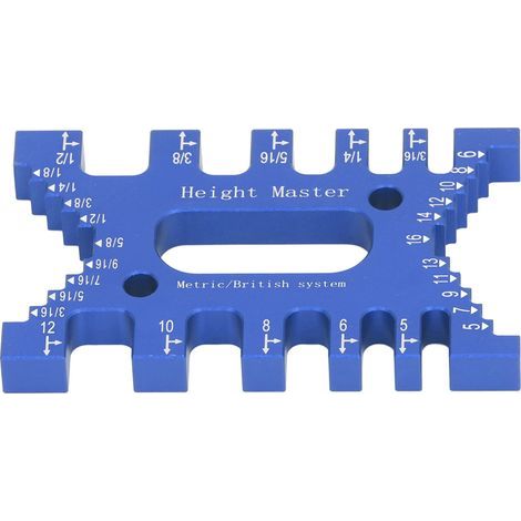 Pied à coulisse à queue d'aronde, échelles Laser de haute précision, routeur de menuiserie, règle de mesure pour le travail du bois, bleu (1/5)