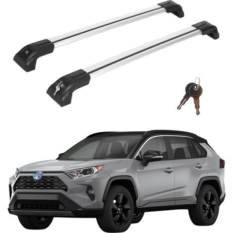 Dachgepäckträger für Toyota RAV4 ab 2019 auf integrierten Schienen von Erkul Strong (1/5)