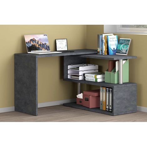 Scrivania girevole design moderno grigio report - Volta (1/3)